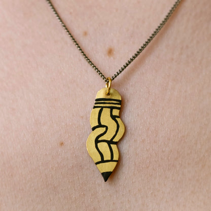 Pencil Necklace