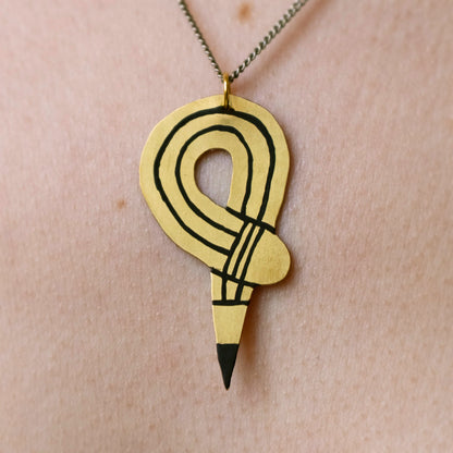 Pencil Necklace
