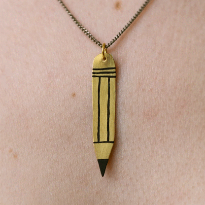 Pencil Necklace