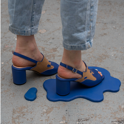 Splat Sandal - Blue