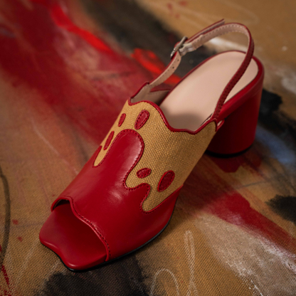 Splat Sandal - Red