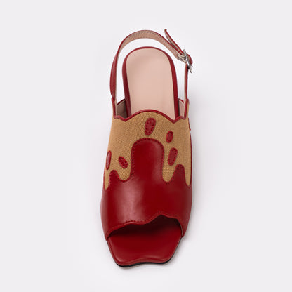 Splat Sandal - Red