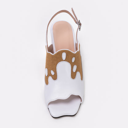 Splat Sandal - White