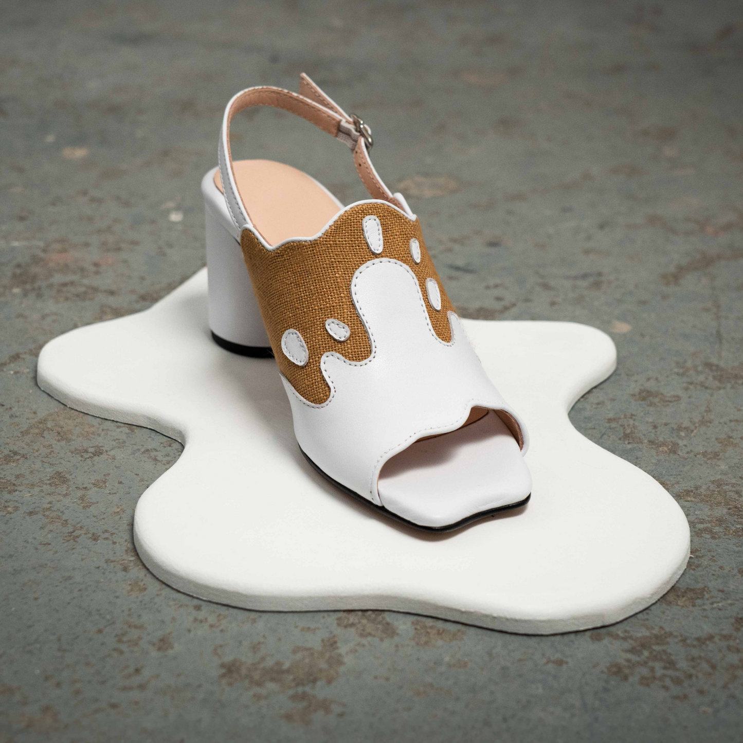 Splat Sandal - White
